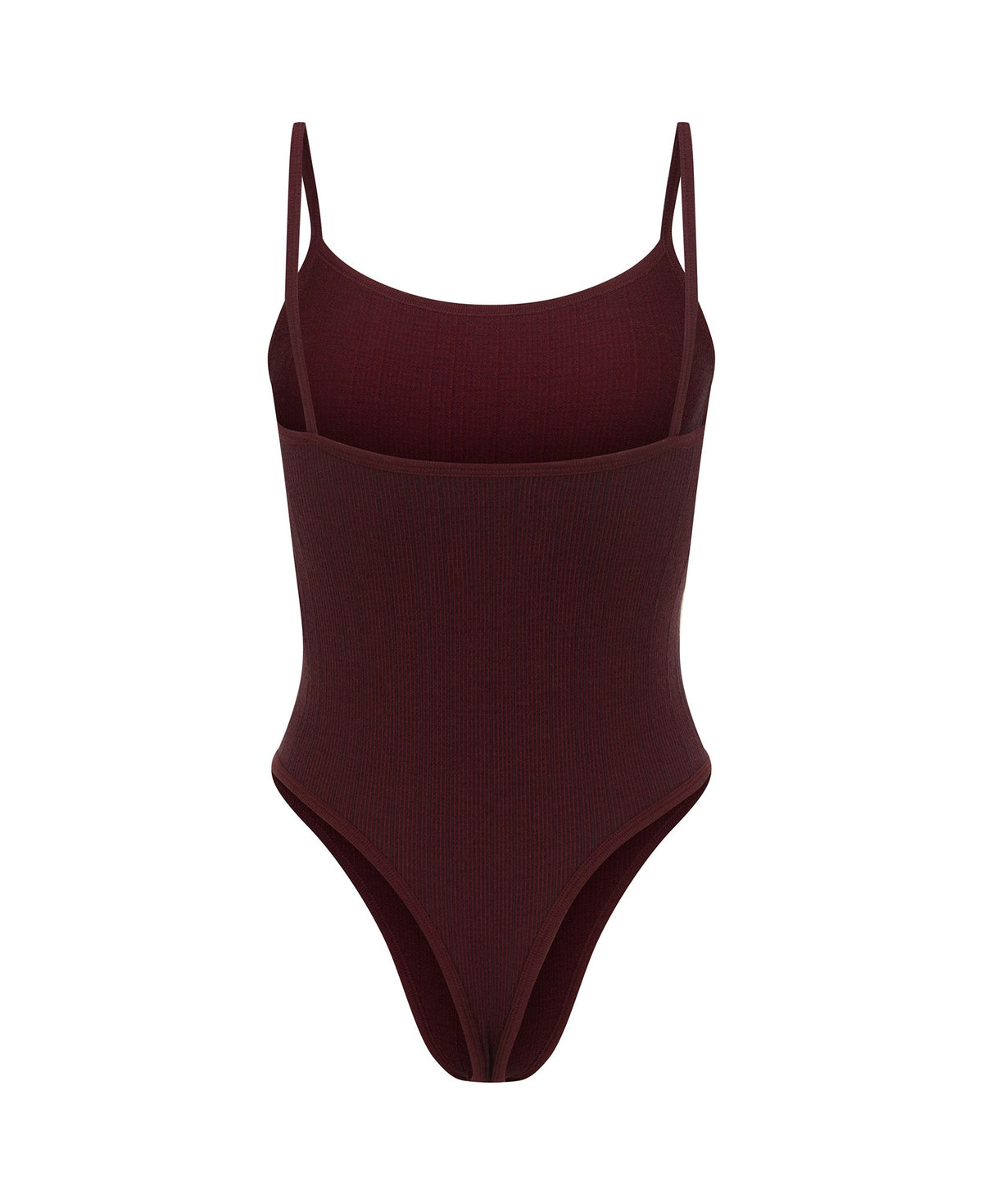 PINSTRIPE WOOL BODYSUIT