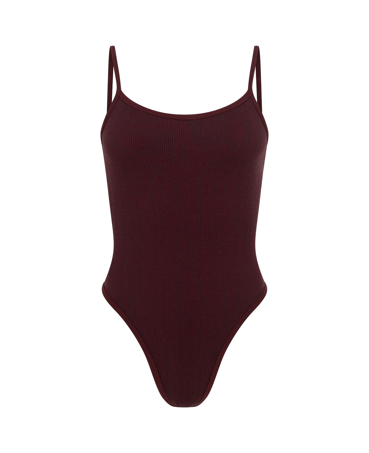 PINSTRIPE WOOL BODYSUIT