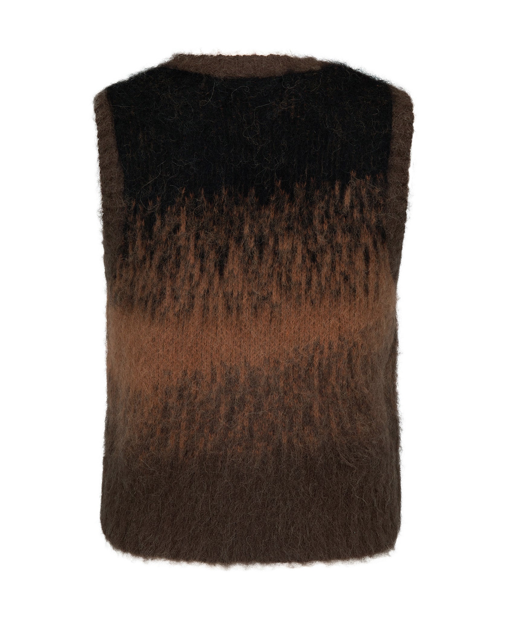 GRADIENT ALPACA WOOL VEST