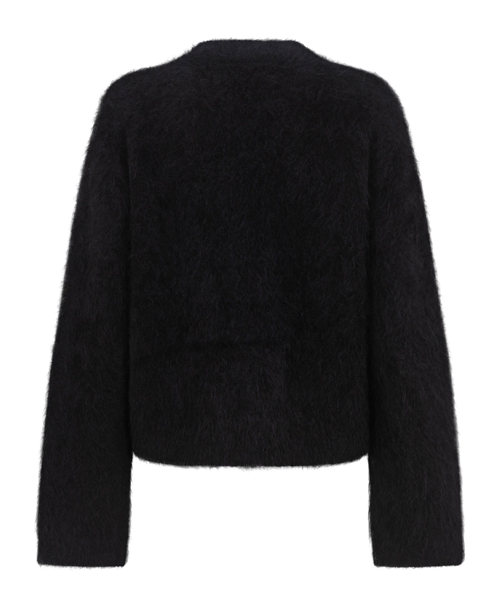 BRUSHED ALPACA CARDIGAN