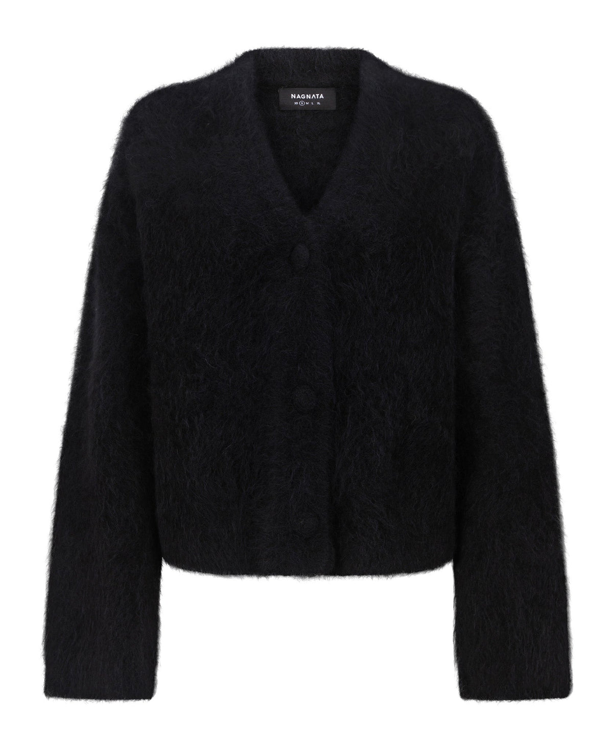 BRUSHED ALPACA CARDIGAN