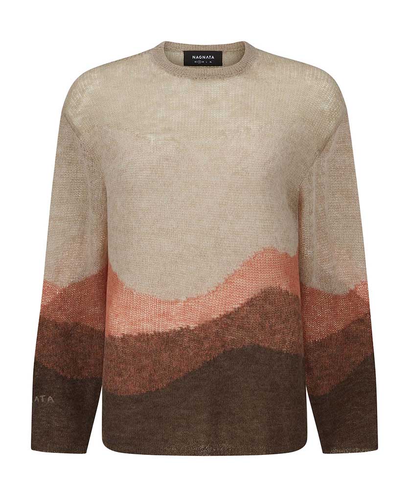 OPEN KNIT HORIZON SWEATER