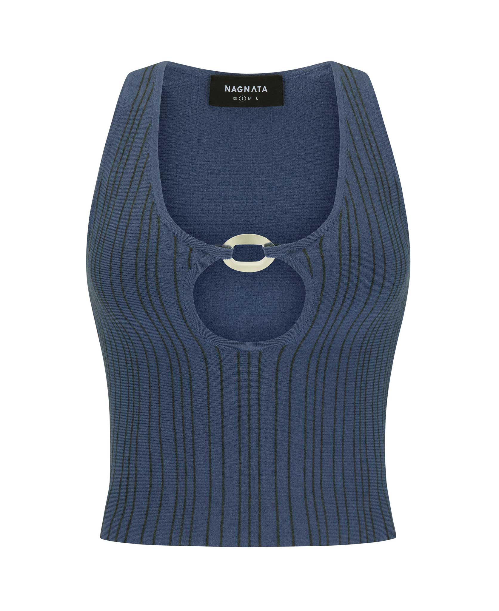 PATTY PINSTRIPE WOOL TOP