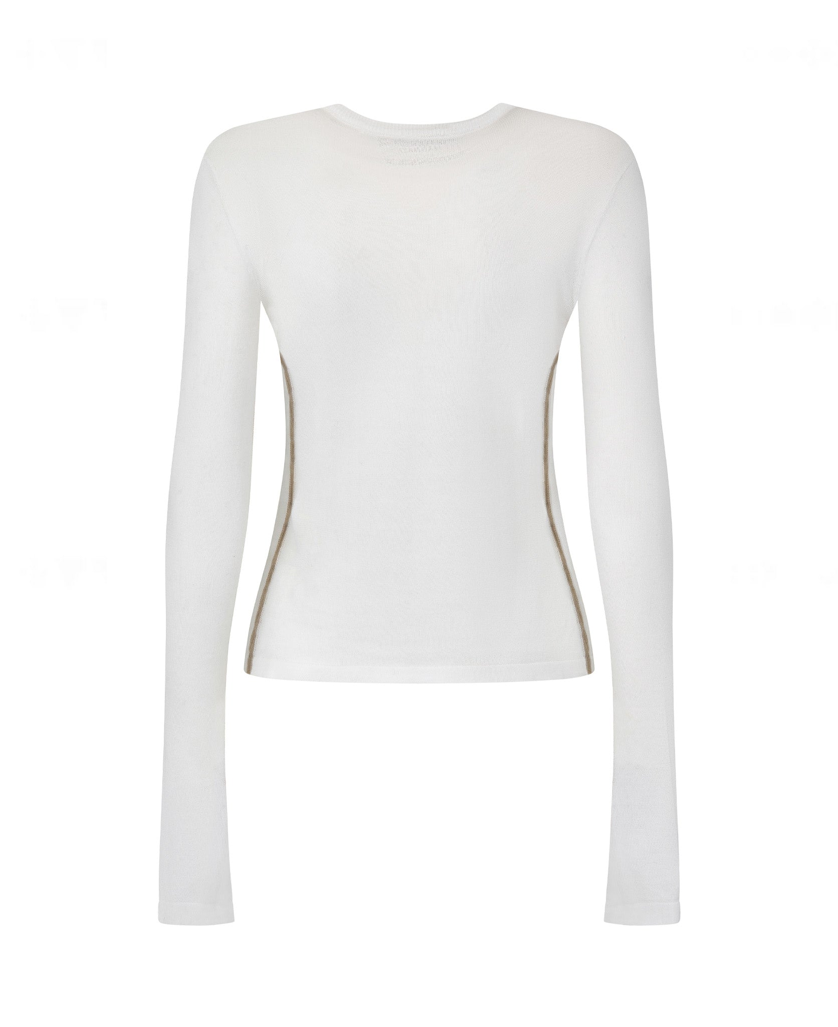 SHEER ESSENTIALS LONG SLEEVE TOP