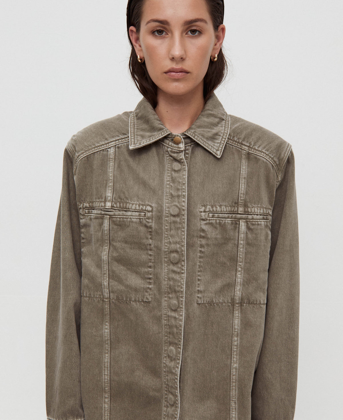 VEGETABLE DYE UTILITY JACKET