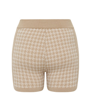 CHECKED OUT KNIT SHORT