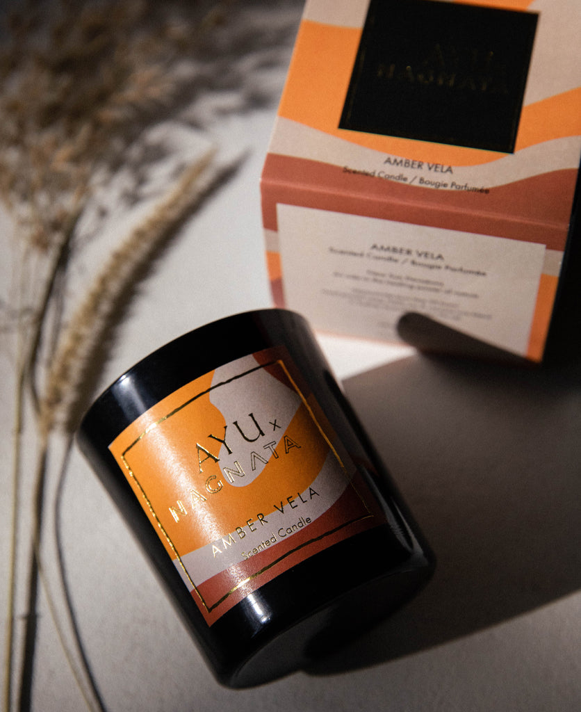 AMBER VELA CANDLE